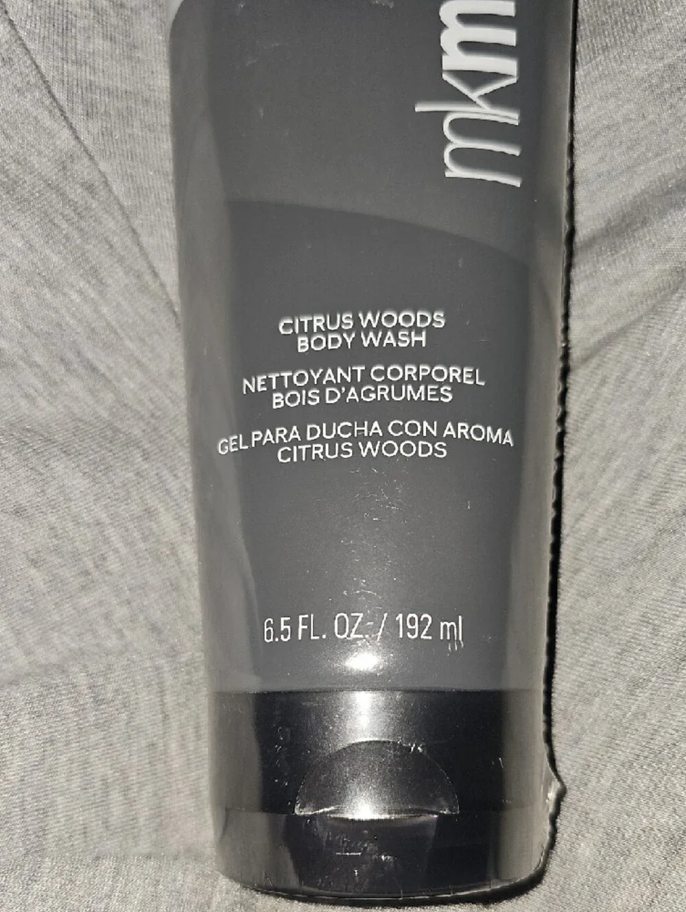 MK Men--Citrus Woods Body Wash - Black
